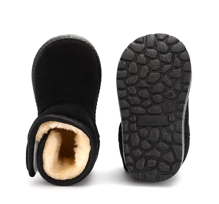 Kids' Winter Snow Boots - Warm & Soft Rubber Sole Boots For Boys & Girls - Non-Slip & Waterproof - Toddler To Big Kid Sizes (21-38)_voghion.com