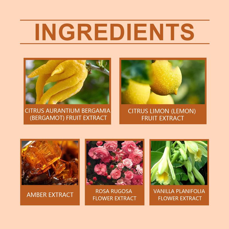 Profumo classico Amber Gulong Fragranza fresca Charm Amber Fragranza naturale fresca Elegante acqua Gulong_voghion.com