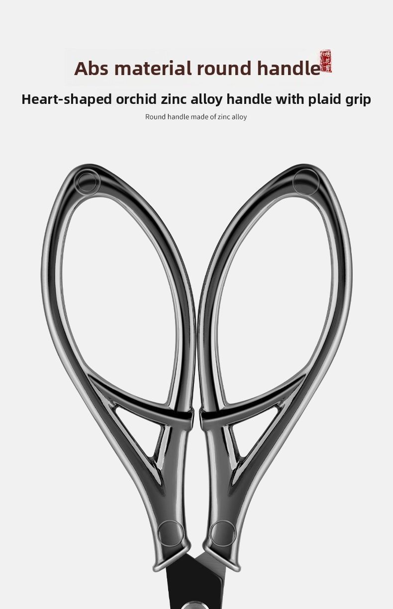 Exquisite Handstickerei Kreuz Edelstahl Fadenschneiden Haushaltstragbare kleine Schere_voghion.com