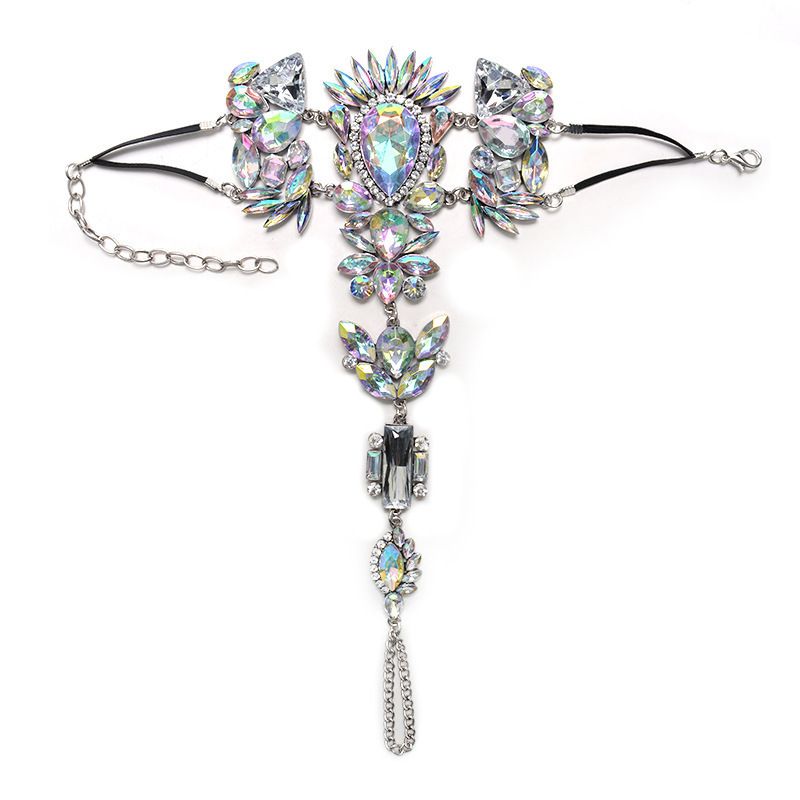 Nouvelles chaînes de cheville en alliage exagérées et tendance avec un design DIY personnalisé_voghion.com