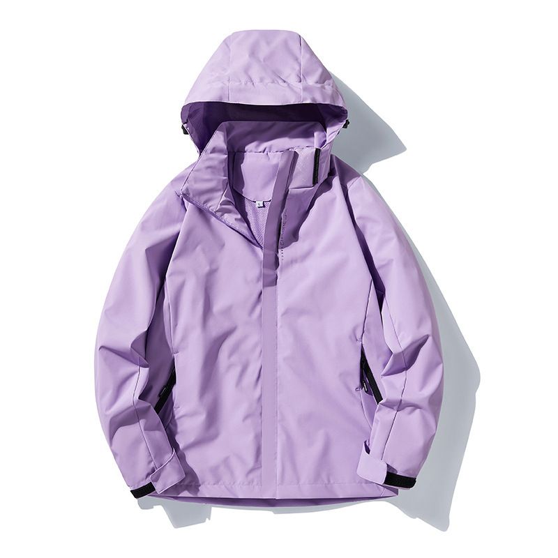 Nuovi modelli da uomo per l'outdoor, primavera e autunno, strato singolo, cappuccio staccabile, impermeabile, antivento, traspirante, marchio alla moda, sottile_voghion.com