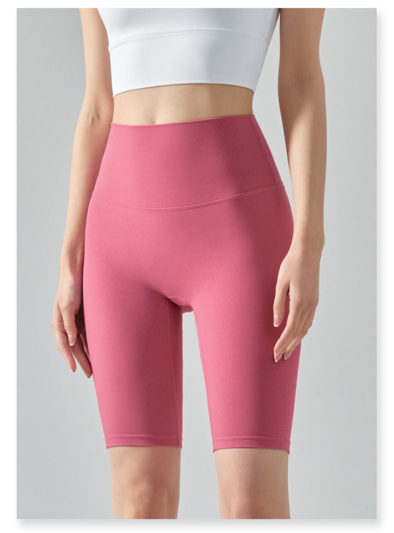 Damenbekleidung Freie Größe Coole Shorts Enge, hochelastische Sport-Radhose Europäische und amerikanische Fitness-Yoga-Shorts_voghion.com