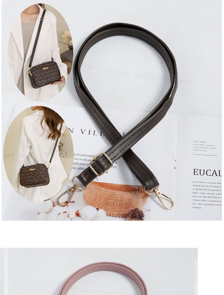 Cinghie per borsa, tracolla per zaino, tracolla, tracolla per accessori, aggancio per telefono, tracolla da mano, tracolla semplice in PU tinta unita_voghion.com