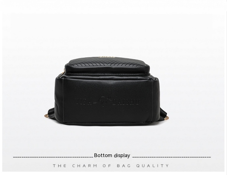 2024 New Soft Leather Backpack For Women's Fashion Leisure Large Capacity Multi Functional Backpack Versatile Outgoing Backpack_voghion.com