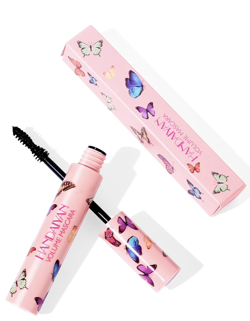 HANDAIYAN Mascara With Fine Comb - Sweatproof, Smudge-Proof, Lengthening, Curling & Volumizing_voghion.com