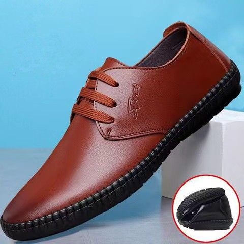 Mocassini primaverili slip-on da uomo in pelle casual Euro Step_voghion.com