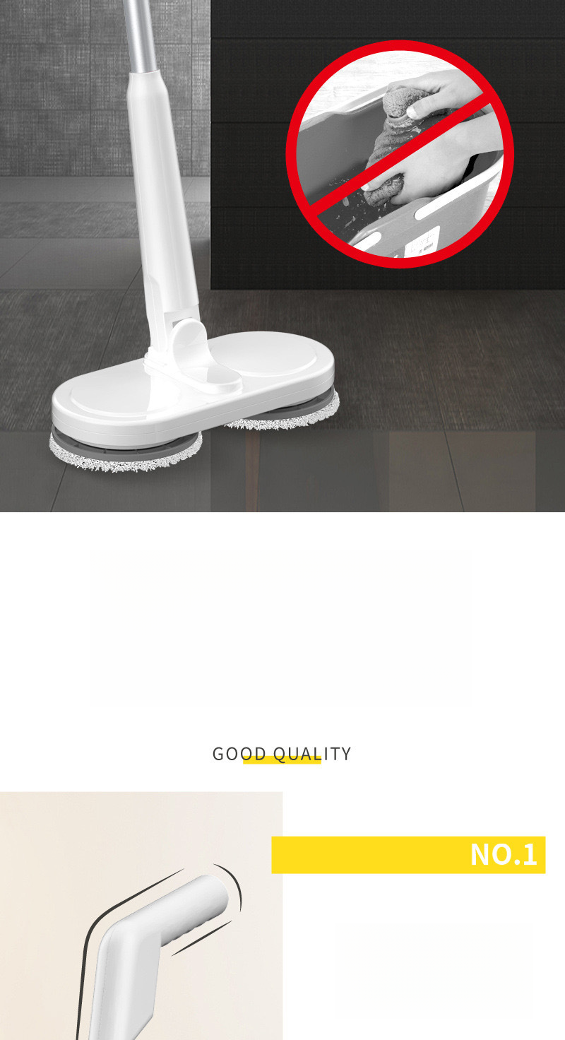 Electric Mop Smart Wireless Small Household Rechargeable Multifunctional Fully Automatic Lazy Mopping Machine All-in-One_voghion.com
