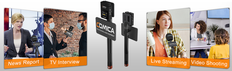 Comica HR-WM Handheld SYNCO G2 Godox Wireless Microphone Detachable Adapter For Interview Report Mic Accessories_voghion.com