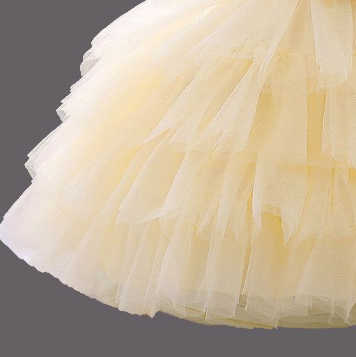 Kids’ Clothing Fluffy Tulle Princess Dress Birthday Party High End Evening Dress Flower Girl Dress_voghion.com