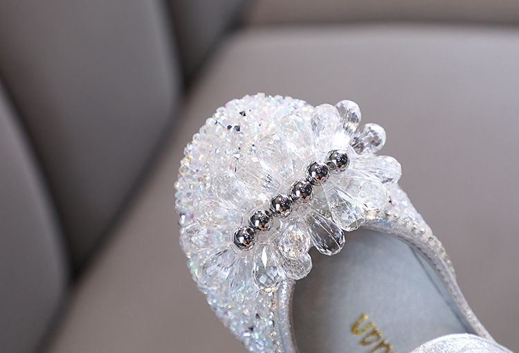 Scarpe da ballo per bambina, bambina, principessa, con diamanti, singole, per spettacoli di danza, per bambini grandi_voghion.com