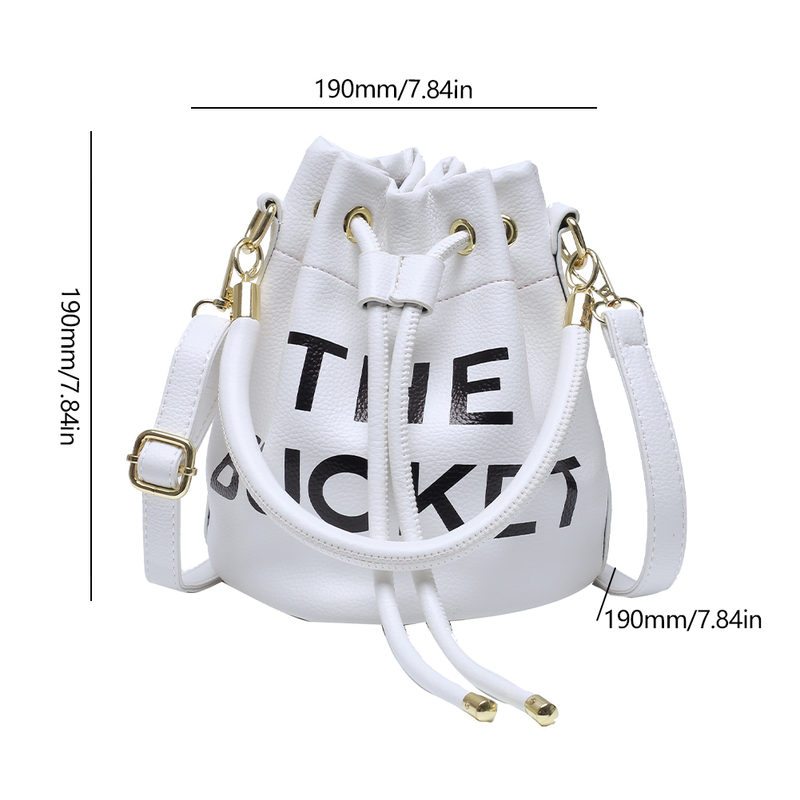 The Bucket Bag Borse a tracolla firmate da donna Borse a tracolla a tracolla di marca Borsa a tracolla piccola in pelle da donna Bolsa Sac_voghion.com