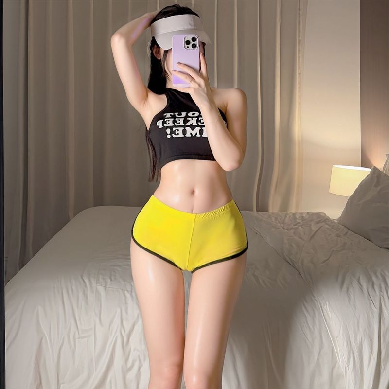 Short de sport ample et amincissant style américain pour le yoga et la course à pied_voghion.com