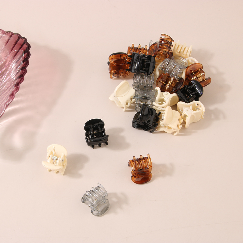 Guanyang semplice mini clip per capelli in plastica acrilica da 1,5 cm. Versione coreana del fermaglio per capelli laterale con frangia_voghion.com