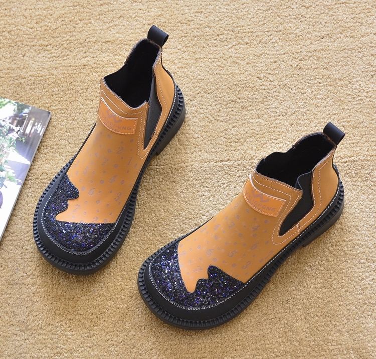 Flat Ankle Boots Spring Autumn European And American Foreign Trade_voghion.com