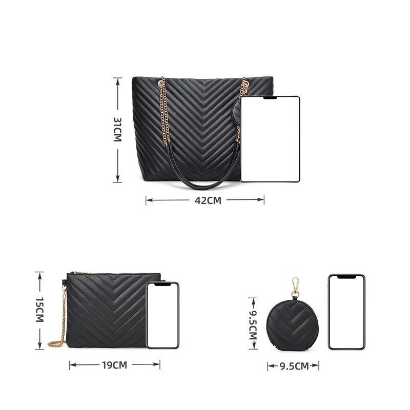 2025 Nuova borsa a tracolla alla moda da donna - Borsa a catena ricamata di alta qualità e grande capacità, tracolla versatile e tote con custodia staccabile_voghion.com