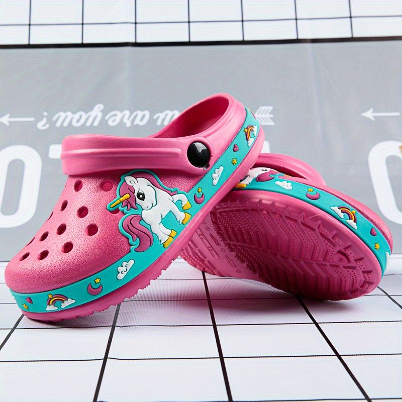 Ragazzi Ragazze Cartone Animato Scarpe Spiaggia Nuoto Ciabatte_voghion.com
