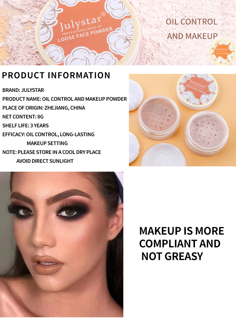 Concealer Julystar ανοιχτό γυμνό, αδυνατιστικό, ματ, αδιάβροχο, ανθεκτικό στον ιδρώτα, πούδρα για ρύθμιση, έγχρωμο μακιγιάζ_voghion.com