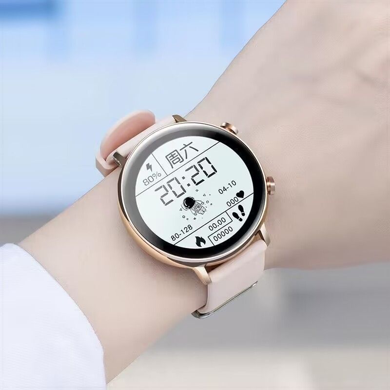 Nowy inteligentny zegarek dla kobiet z Bluetooth, telefonem, wielofunkcyjnym monitorem zdrowia i płatnościami sportowymi_voghion.com