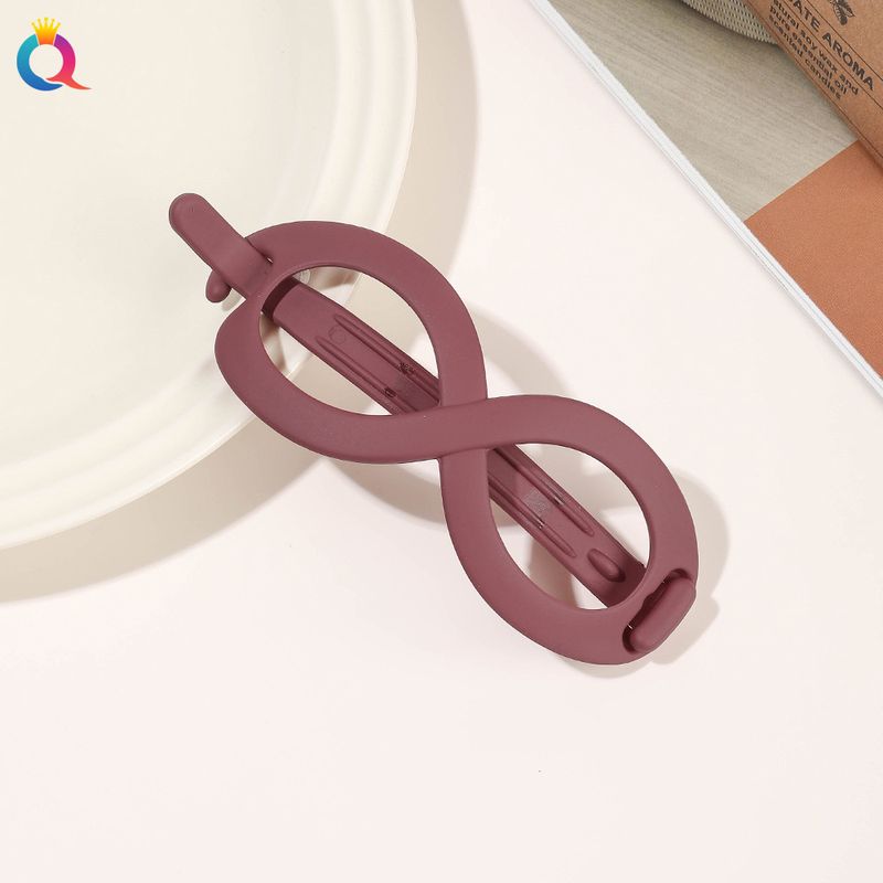 Fermaglio per capelli in policarbonato opaco - Elegante fermaglio ovale per capelli da donna (fermagli antiscivolo per chignon, grazioso accessorio per capelli posteriori, tenuta delicata per capelli spessi)_voghion.com