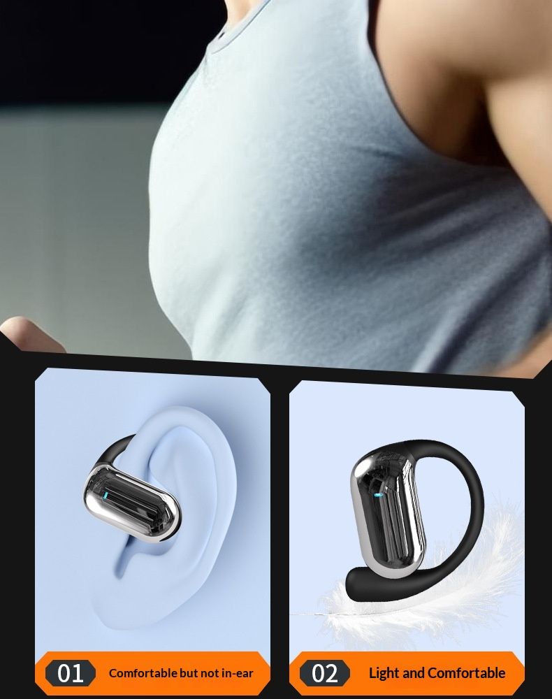 Free Shipping Huaqiangbei Over-Ear Bluetooth Wireless Noise Cancelling Open-Ear Non-In-Ear New Running Sports Headphones_voghion.com