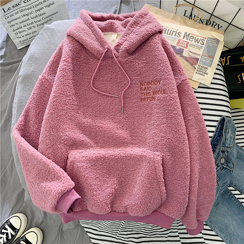 Women's sweatshirts, students' warm coats in autumn and winter_voghion.com