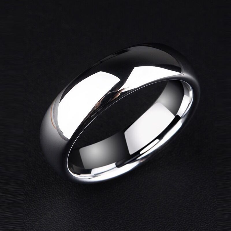 Semplice da uomo, semplice e alla moda, anello di coda, gioielli di coppia da donna_voghion.com