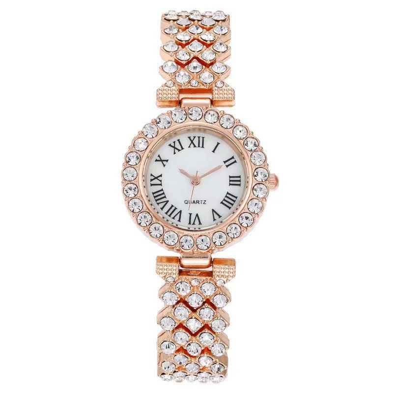 Módní dámské hodinky Quartz s perlovým pohybem Sada šperků New Love_voghion.com