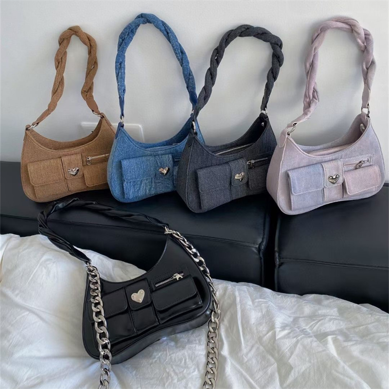 Niche Design Tooling Pocket Bag Donna 2023 Summer New High-end Borsa ascellare Borsa a catena Messenger_voghion.com