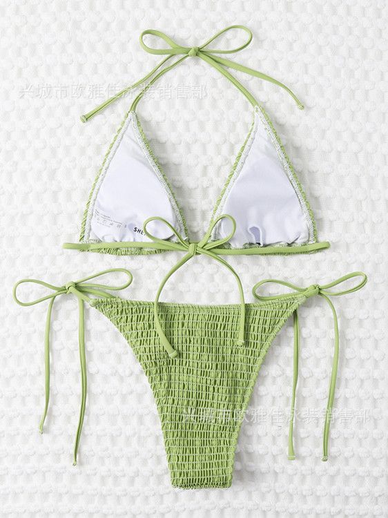 Vêtements pour femmes Offre spéciale Maillot de bain fendu à plusieurs aiguilles Bikini pour femmes_voghion.com