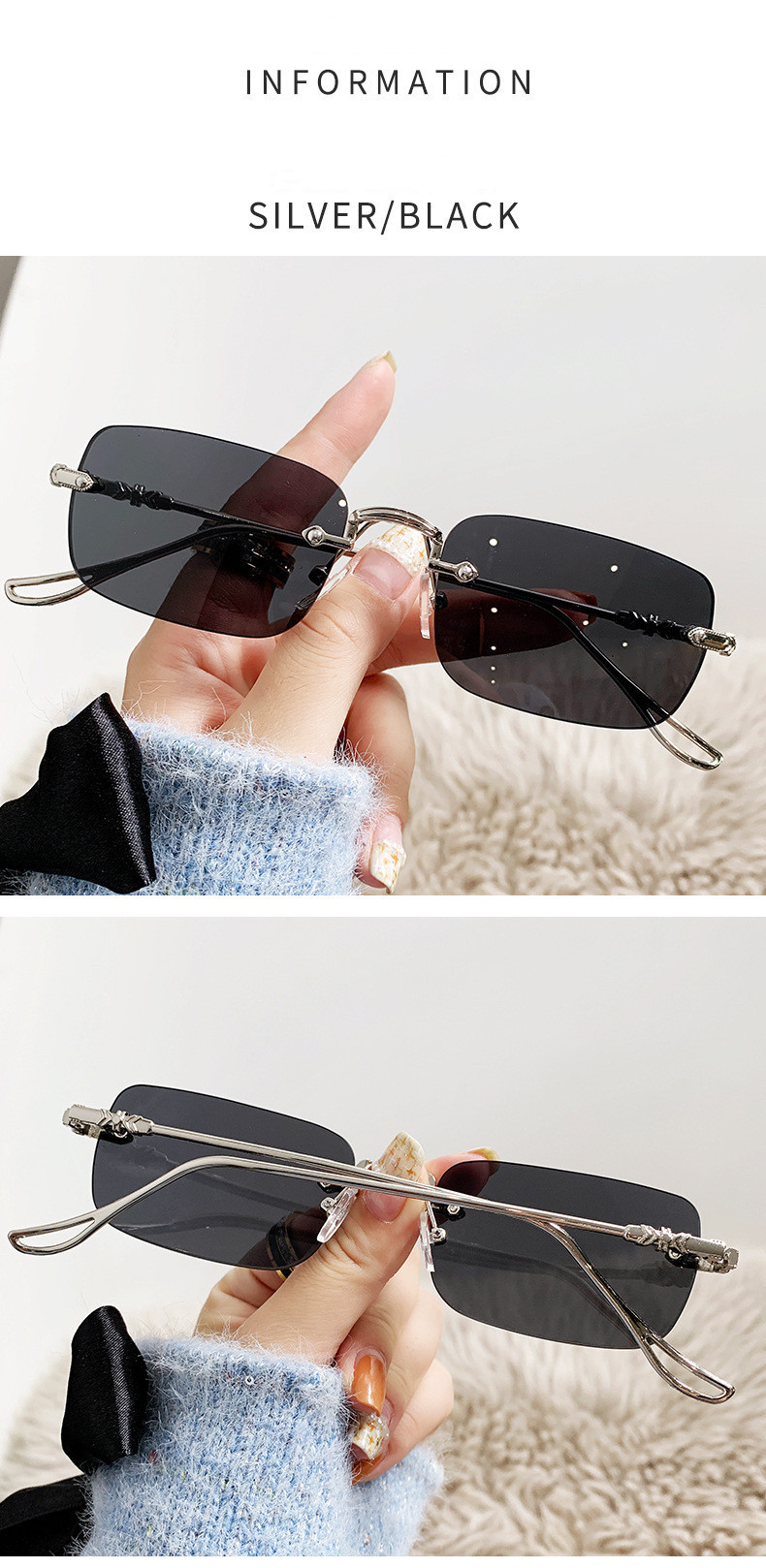 Occhiali da sole unisex Polarizzatore antiriflesso anti-UV Coppia occhiali da sole_voghion.com
