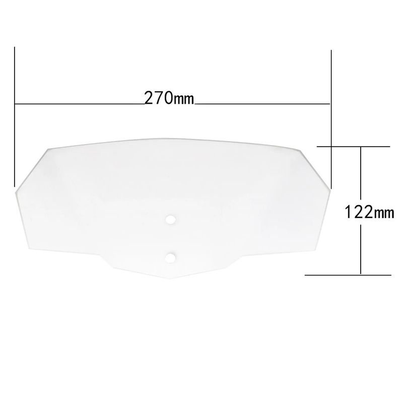 Parabrisas pequeño modificado y elevado para motocicleta Benelli TRK502 Jinpeng 502BJ500 Huanglong_voghion.com