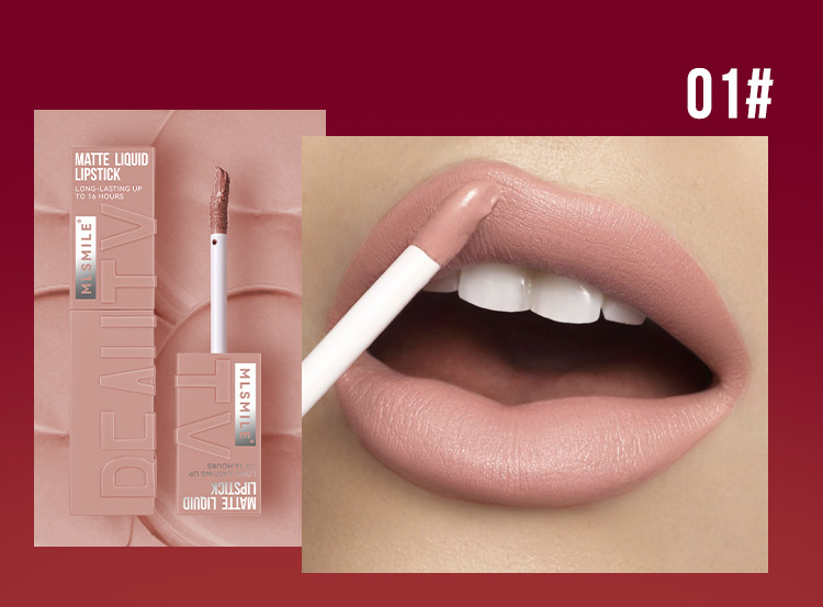 6-Color Velvet Matte Lip Gloss, Non Stick To Cup Lip Gloss, Matte, Waterproof, Long-Lasting, and not easy to fade lipstick_voghion.com