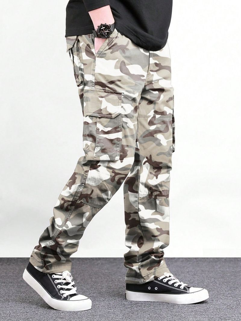 Cargohose für Herren – Militär-inspiriert mit mehreren Taschen, verstellbarer Taille (S-XXL, 6 Farben) – strapazierfähig und vielseitig für den Alltag_voghion.com