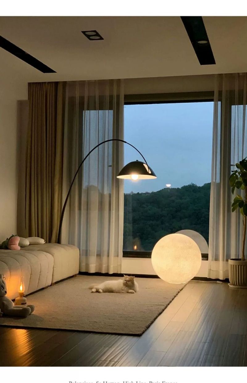 Lampe de chevet design pour salon, chambre à coucher, célébrité Internet, atmosphère créative, éclairage rechargeable_voghion.com