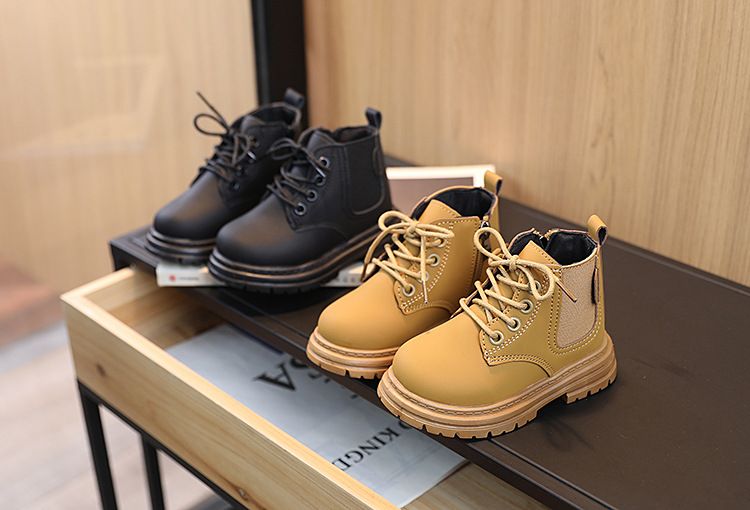 Bottes Martin courtes pour filles 2024 édition coréenne nouvelles bottes de style anglais pour enfants d'automne et d'hiver pour enfants_voghion.com