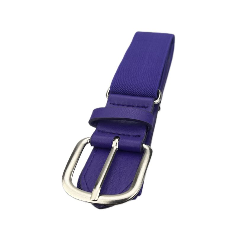 Cinturón de aleación de béisbol y sóftbol juvenil para mujer, elástico, con personalidad, ajustable, con hebilla de pasador, para hombre_voghion.com