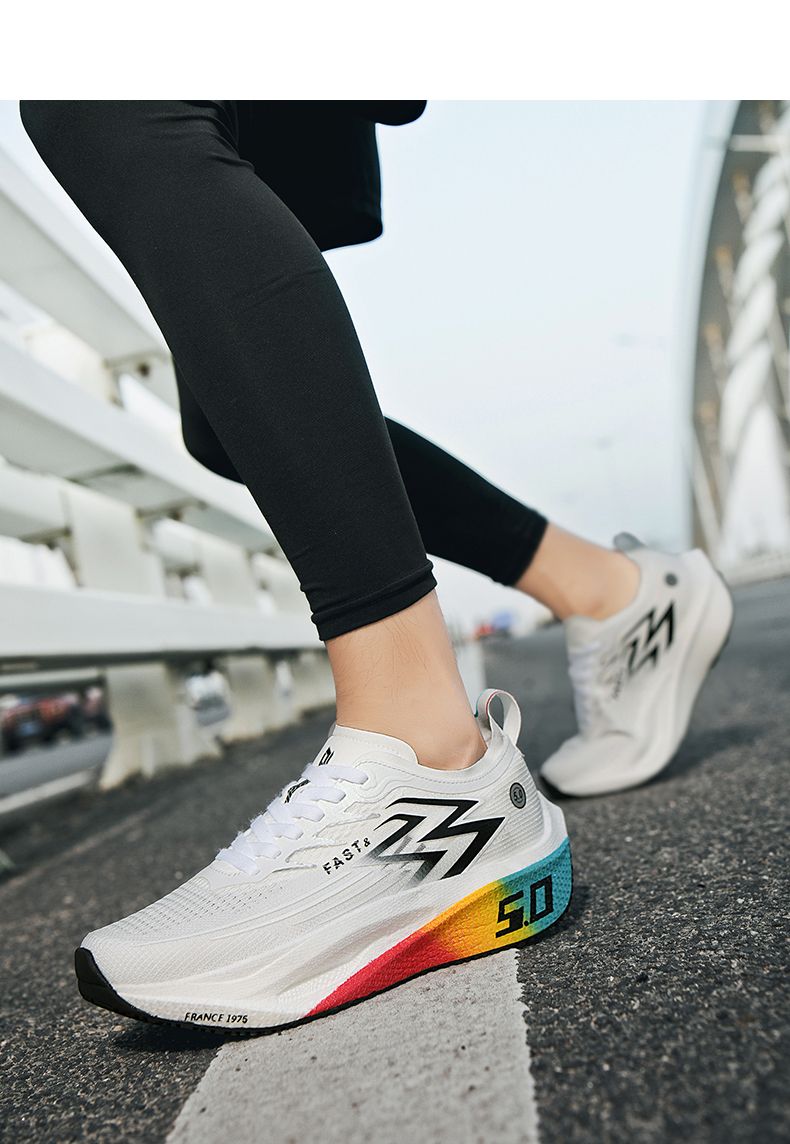 Men's Sports Shoes Cushioning Non-Slip Flat Wear Resistant Sneakers Mesh Breathable Platform Soft Running Shoes For Man_voghion.com