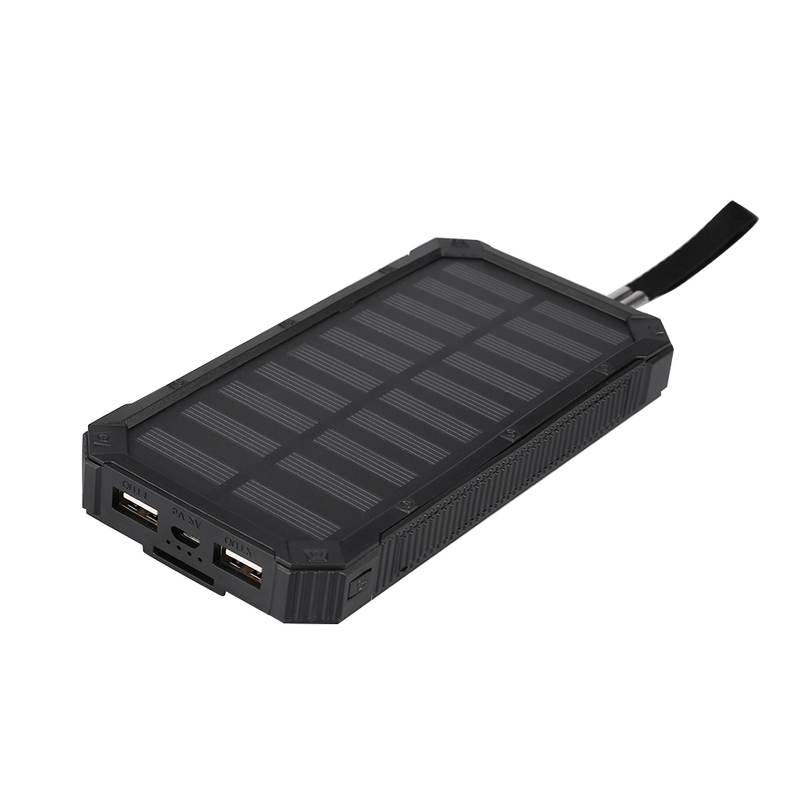 Batterie externe solaire portable 20 000 mAh, double port USB, à recharge rapide, kit de bricolage pour téléphone portable Polar_voghion.com