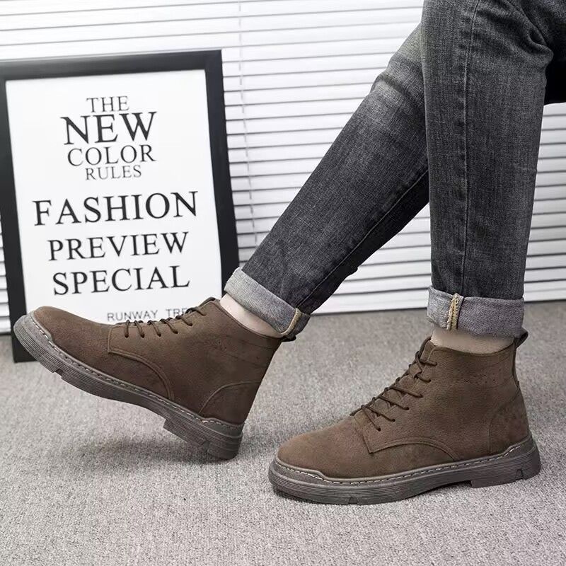 Zapatillas deportivas informales con cordones de PU transpirables de talla grande para hombre, novedad de 2025_voghion.com