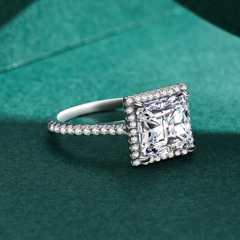 Tancise klassischer Zirkon-Silberring für Damen, Schmuck, Hochzeit, Versprechen, Party, Geschenk_voghion.com