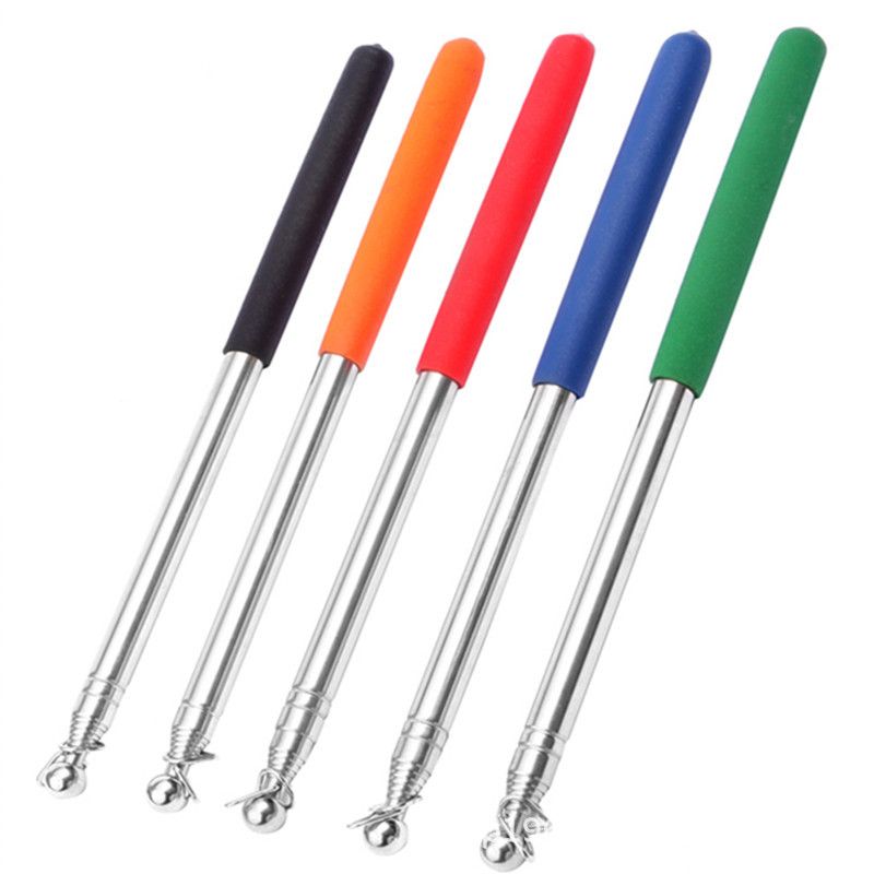 Gids vlaggenmast 1 meter 1,2 meter 1,4 meter 1,6 meter zachte rubberen hoes handvat roestvrijstalen zweep stokje rubberen zweep_voghion.com