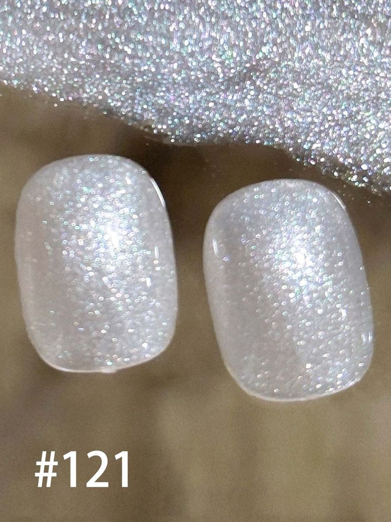 Colla per unghie Ding Bang, smalto glitterato casuale, nuovo smalto bianco con diamanti scintillanti, colore popolare dedicato ai saloni di bellezza_voghion.com