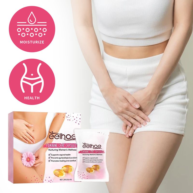 Cápsulas para el cuidado de la piel de la mujer: alivian la picazón, el mal olor, hidratan, reafirman y limpian suavemente Cápsulas para el cuidado del cuerpo_voghion.com