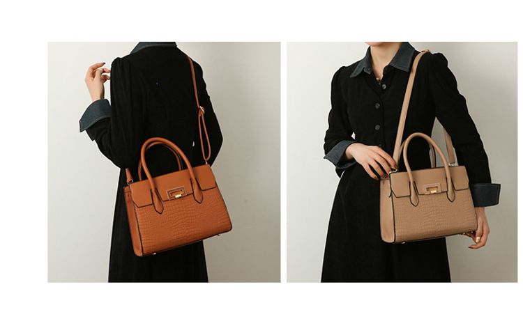2024 nuova borsa a tracolla minimalista urbana per mamma, borsa a tracolla da donna, classico motivo a pelle di serpente_voghion.com