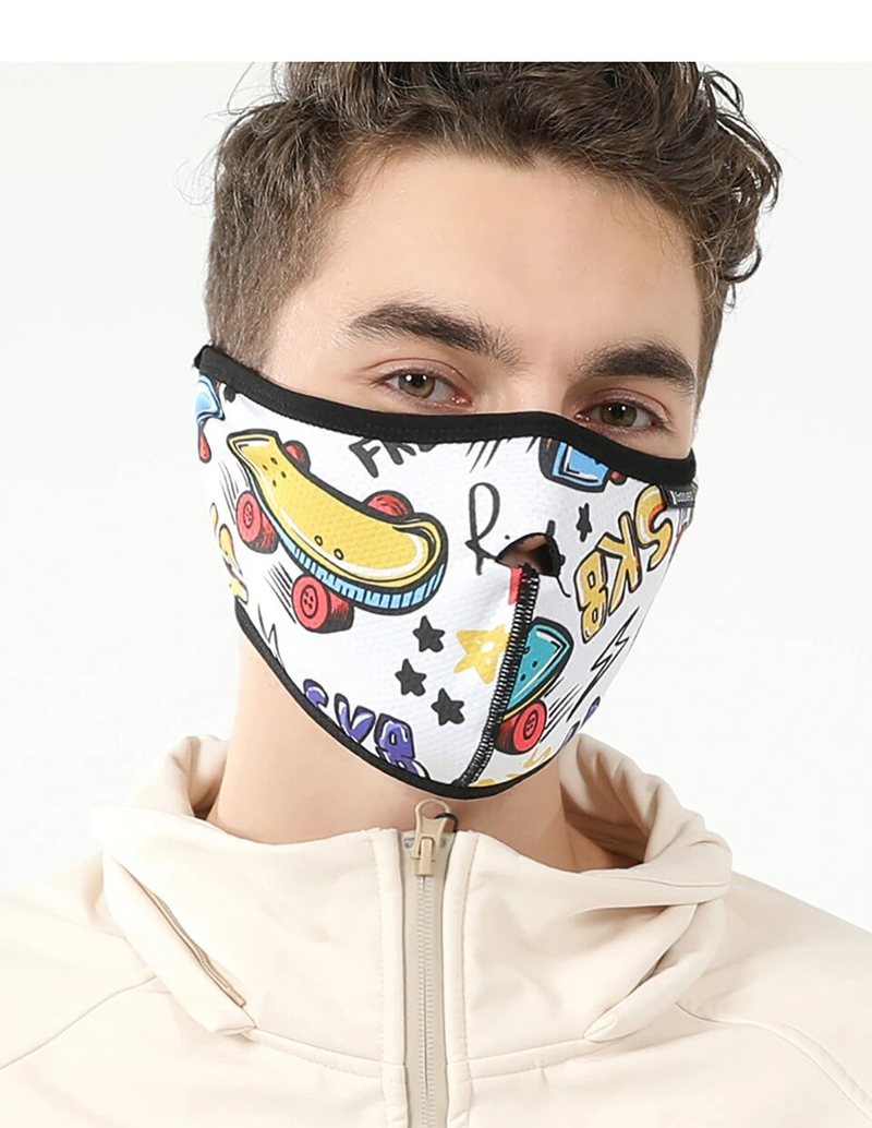 LOOGDEEL-mascarilla polar cálida para invierno, máscara facial a prueba de viento para ciclismo y esquí, pasamontañas antipolvo, cara térmica reutilizable para deportes al aire libre_voghion.com