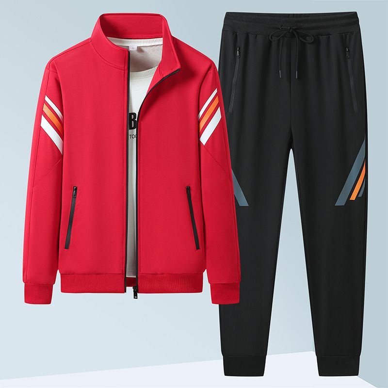 Nuovo set da uomo casual e ampio con fascia elastica per la primavera e l'autunno, per la corsa, da coppia_voghion.com