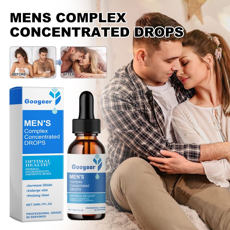 Googeer PICĂTURI CONCENTRATE COMPLEXE PENTRU MEN'S PICĂTURI PENTRU ÎMBUNĂTĂȚIREA CORPULUI INGREDIENTE DIN PLANTE ÎMBUNĂTĂȚESC CORPUL Crește libidoul Mărește dimensiunea Prelungește durata de viață_voghion.com