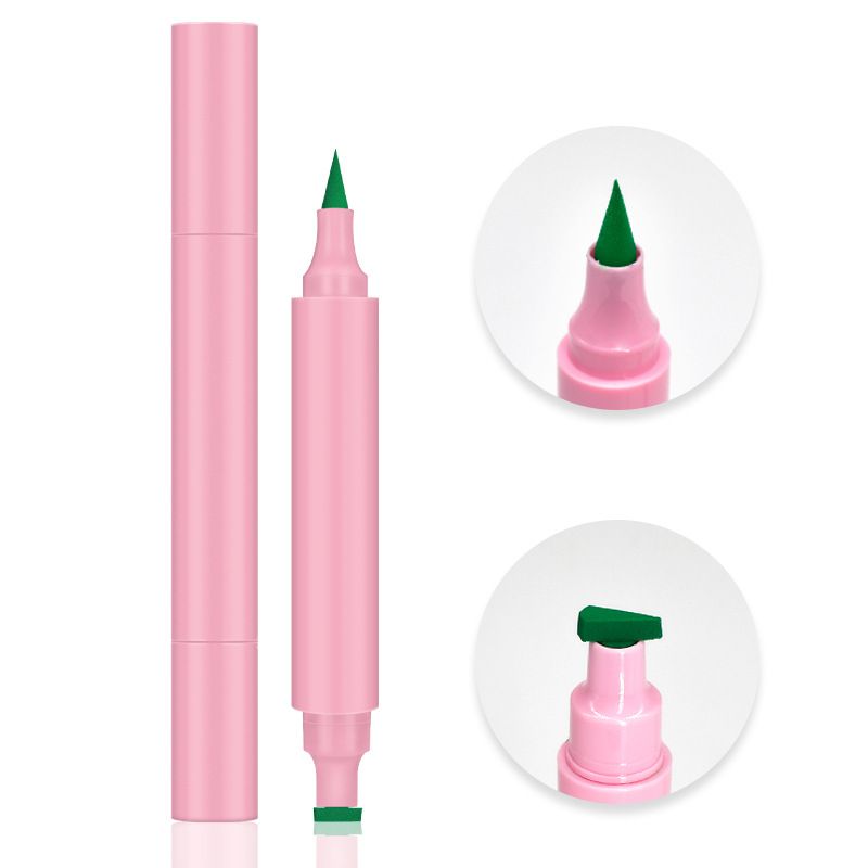 Powder-Free Rod Stamp Double-Ended 2-in-1 Fluorescent Color Non-Smudge Eyeliner_voghion.com