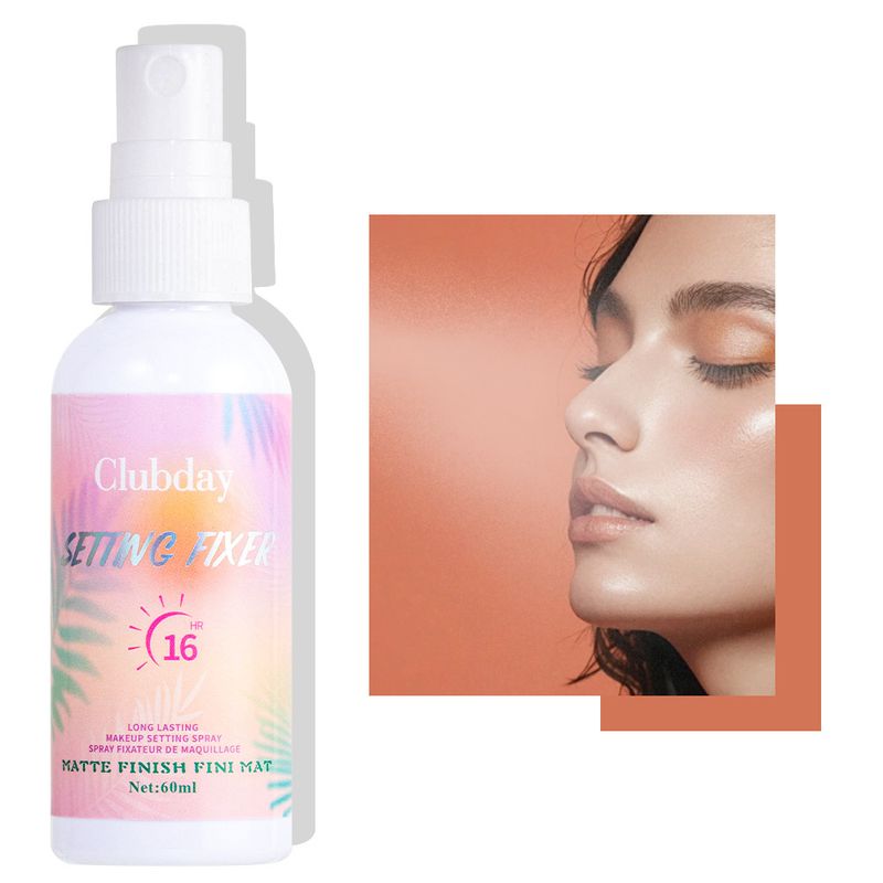 Clubday 60ML Moisturizing Matte Long-lasting Oil Control Waterproof Clear Setting Spray Water_voghion.com
