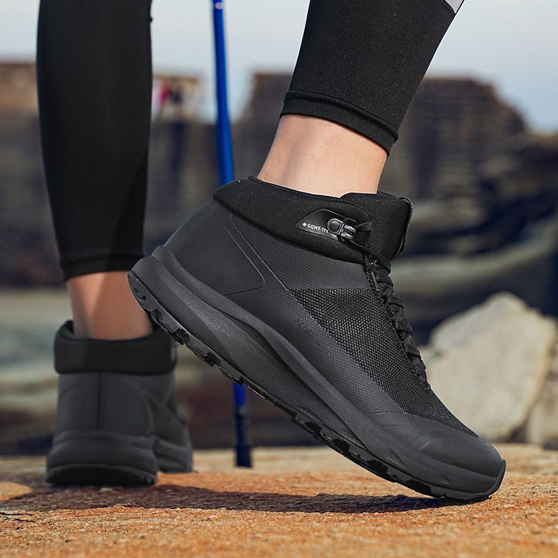 New Anti-splashing Water Mid-top Warm Outdoor Hiking Shoes_voghion.com